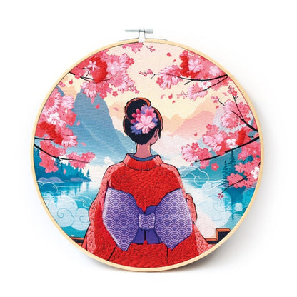 Kit Punch Needle Kimono Japonais – Broderie Relief DIY Graine Créative GRAINE CREATIVE