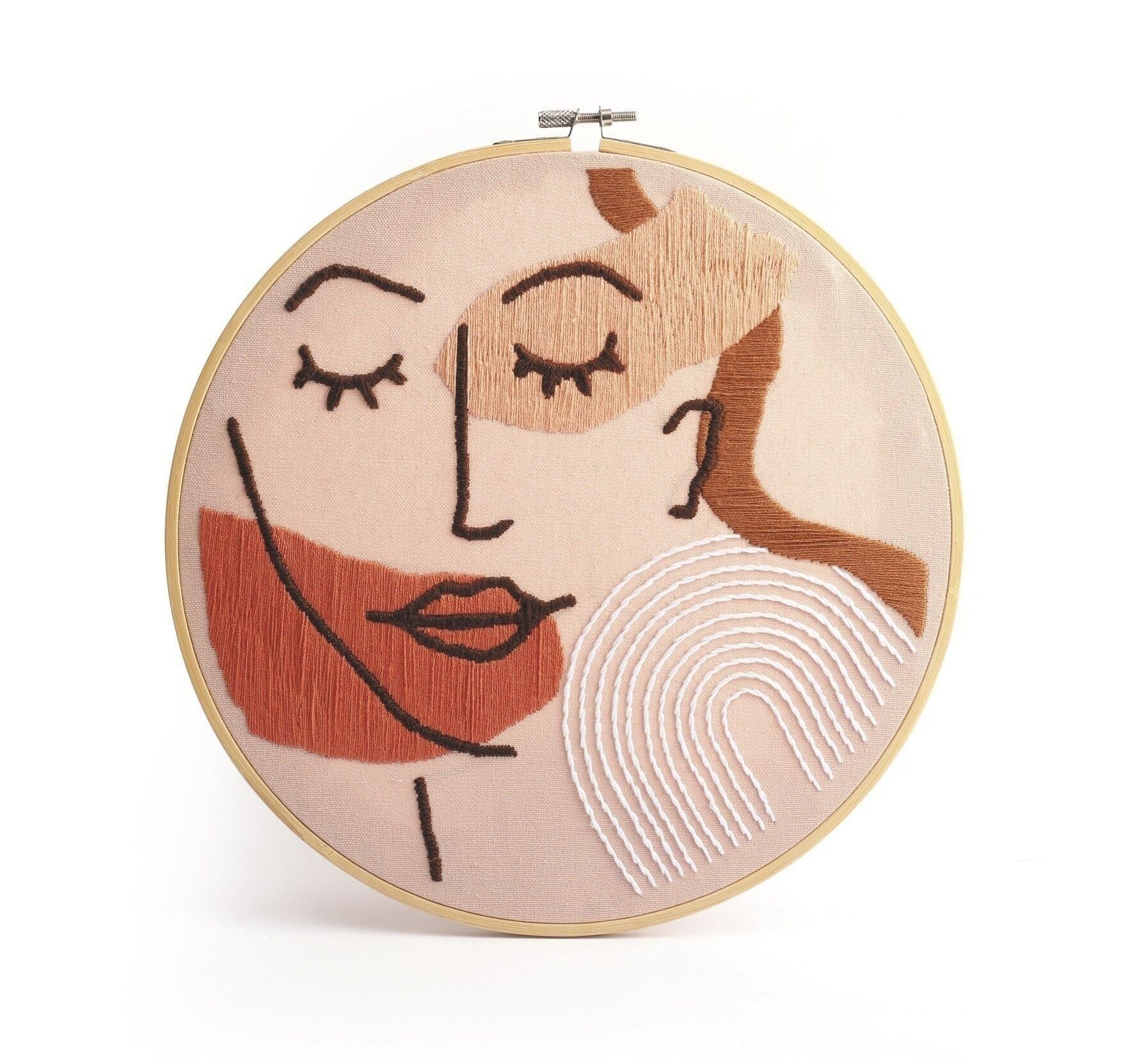 Broderie moderne line art DIY