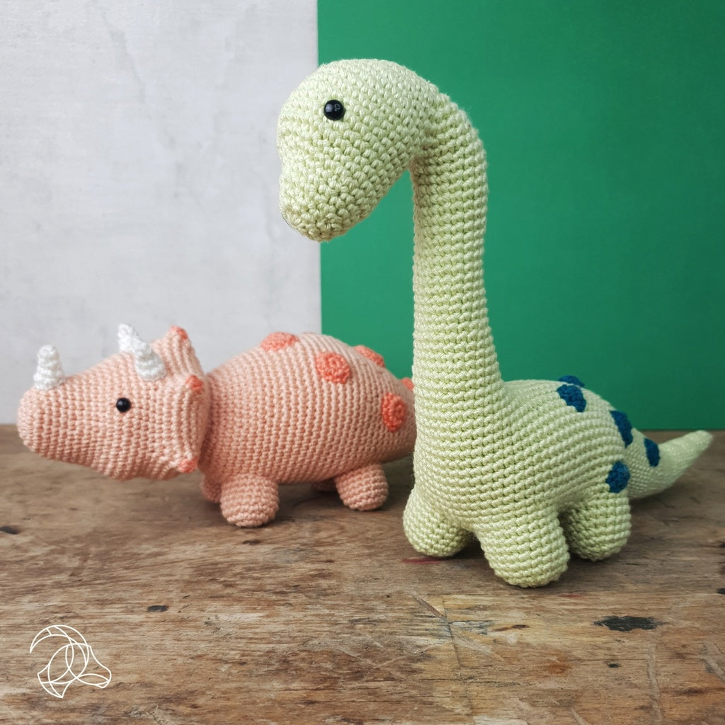 Brontosaurus Häkel-Amigurumi-Set