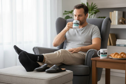 Coffret Cadeau Râleur de Compét’ – Mug & Chaussettes Humoristiques Homme JOY!