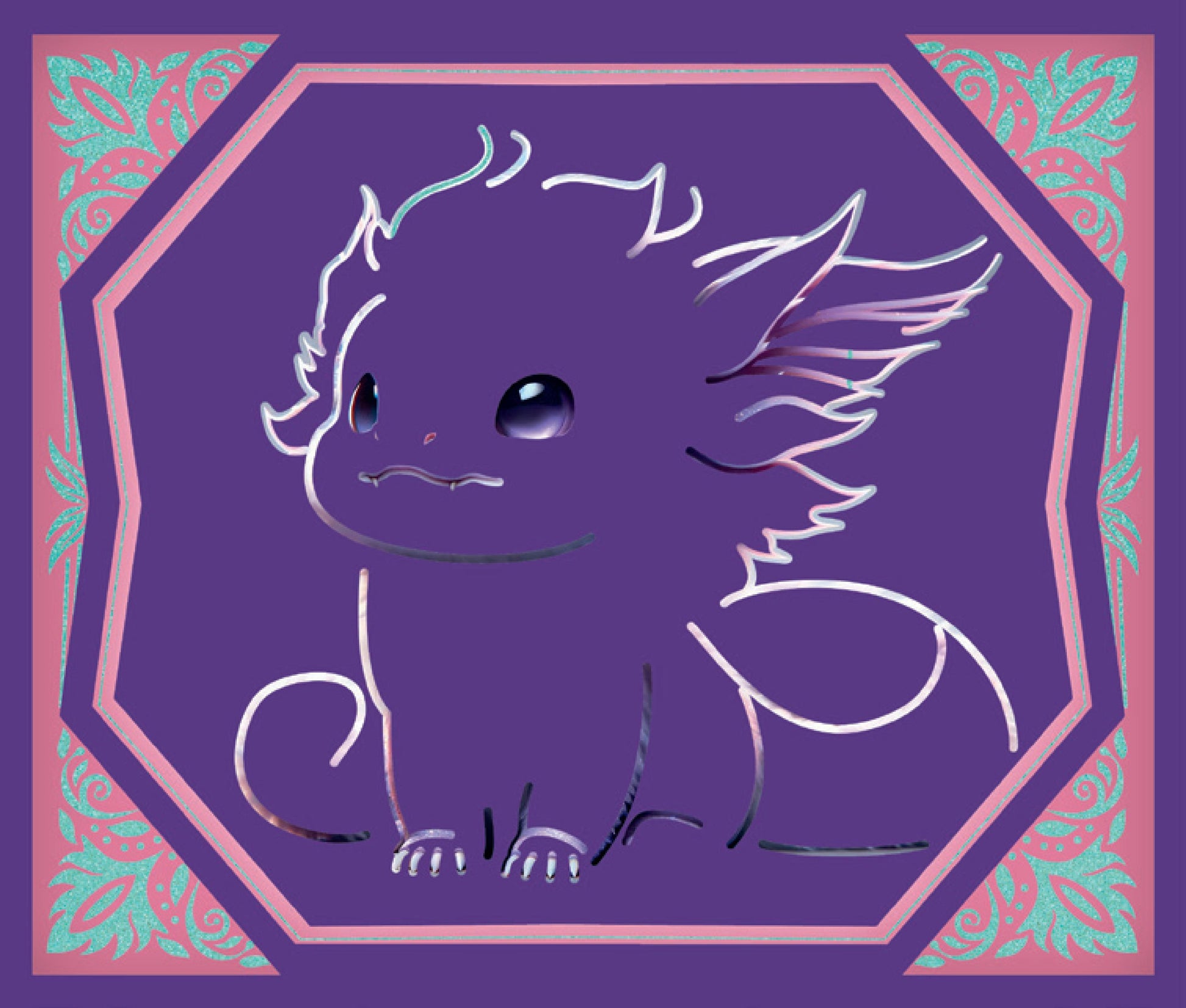 Cartes à Gratter Étincelantes Bébés Dragons comme idée cadeau