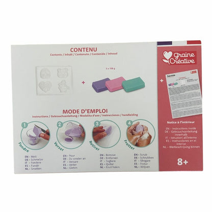 Coffret Atelier de Savons Kawaï – Kit DIY Savons Ratons Laveurs GRAINE CREATIVE