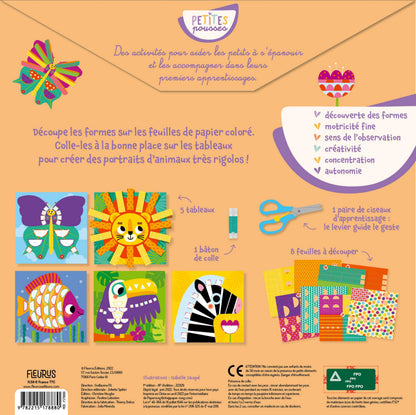 Coffret de découpage et collage comme idée cadeau éducative
