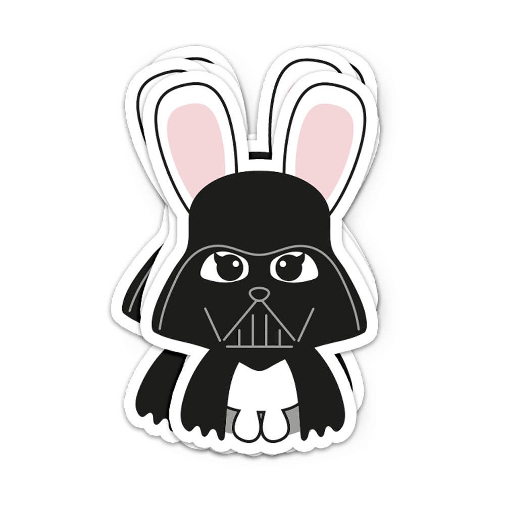 Sticker Star Wars Darth Bunny – Sticker Kawaii Dark Vador Lapin Studio Inktvis B.V.