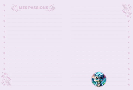Coffret Carnet Secret Fantasy Dreams – Forêt Magique | Cadenas Cœur + Stylo BIC Collector Edition Fleurus