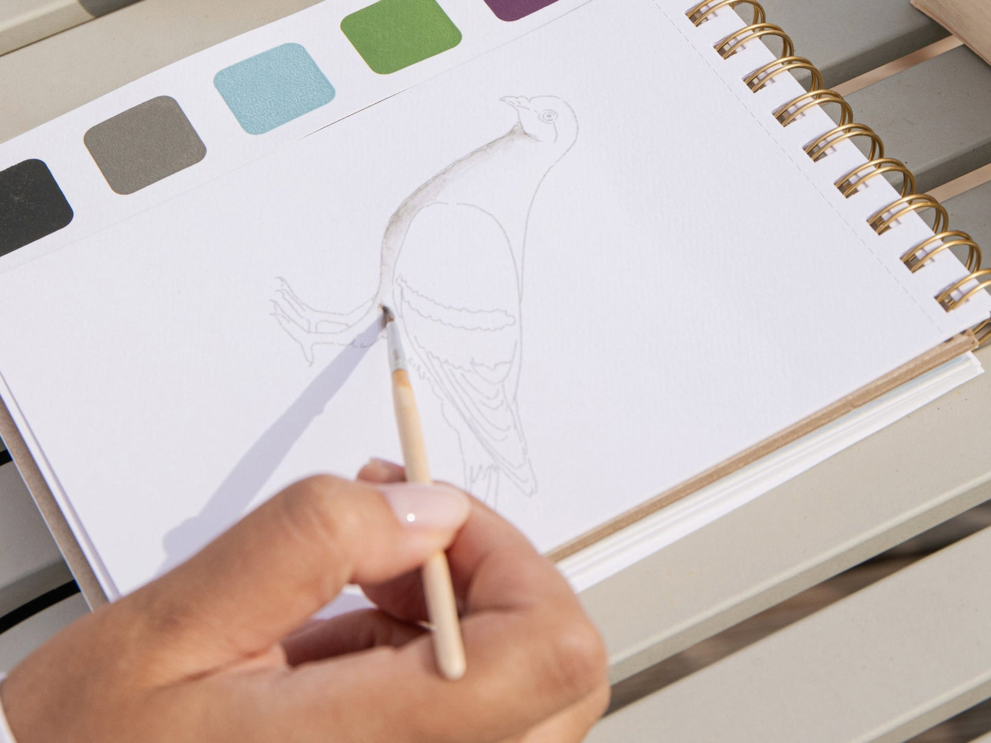 Carnet Aquarelle Paris – Travel Book Spring DIY & carnet de voyage créatif LA PETITE EPICERIE