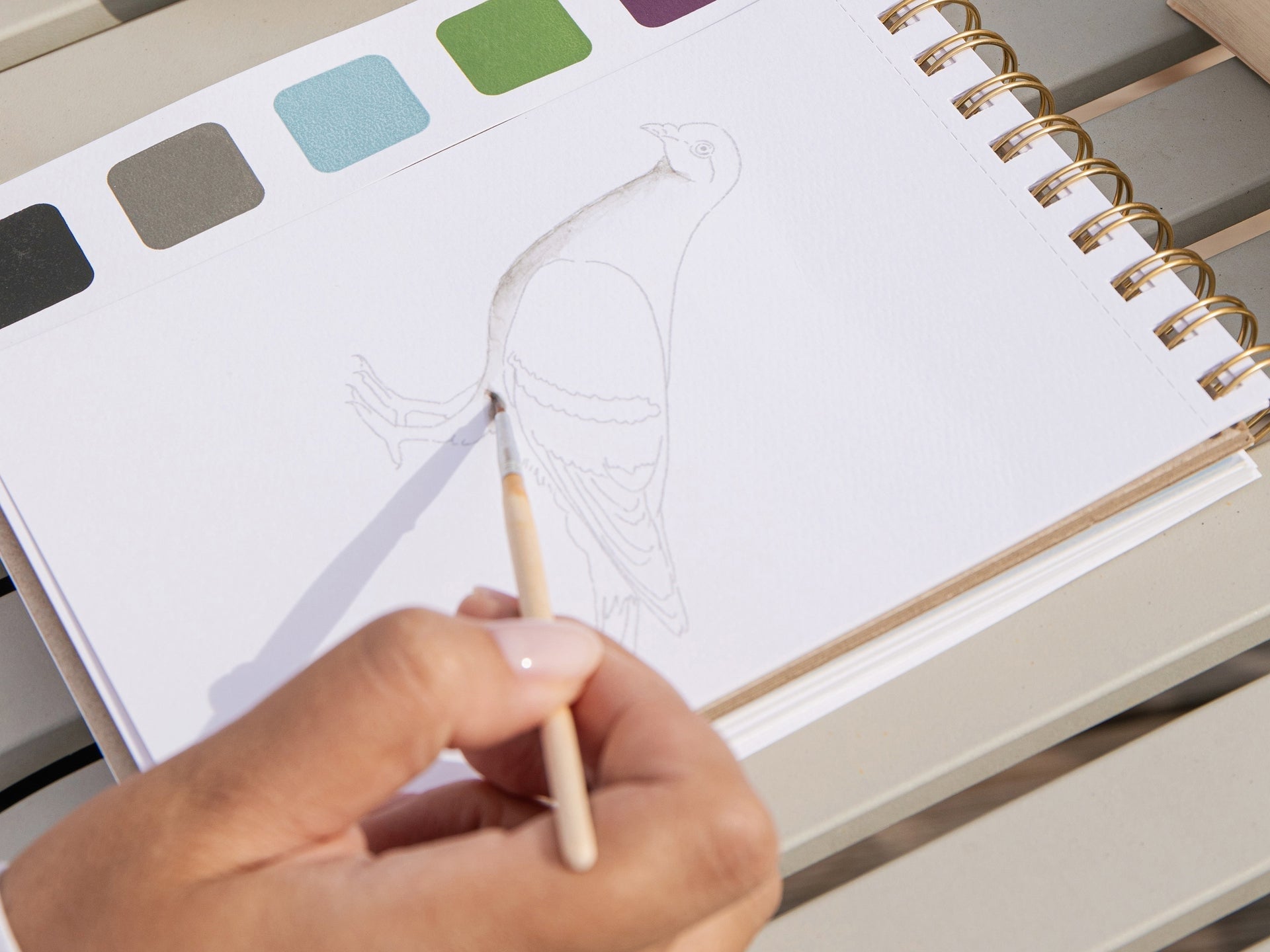 Carnet Aquarelle Paris – Travel Book Spring DIY & carnet de voyage créatif LA PETITE EPICERIE