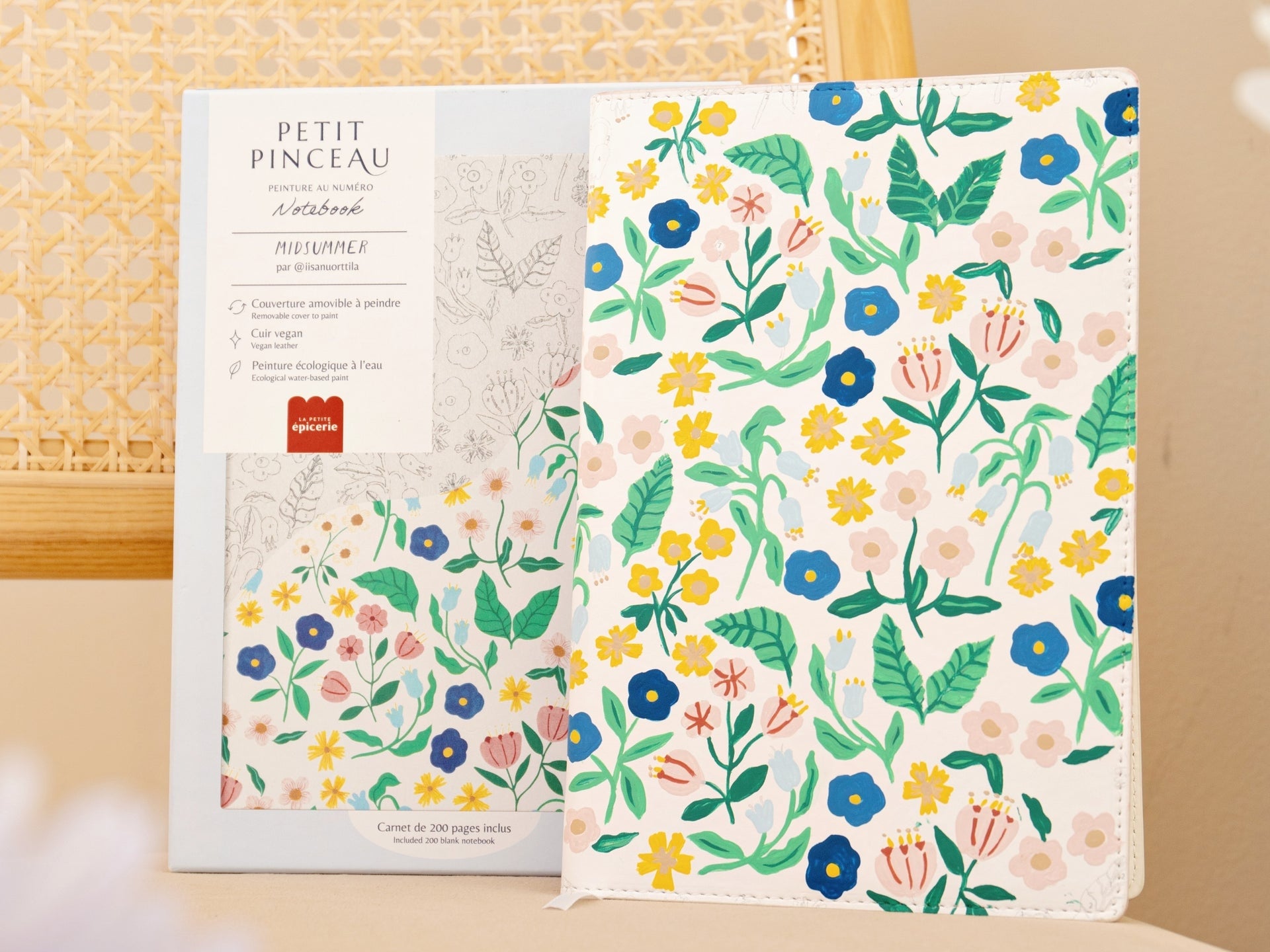 Carnet à Peindre Midsummer – Notebook Peinture au Numéro Petit Pinceau LA PETITE EPICERIE
