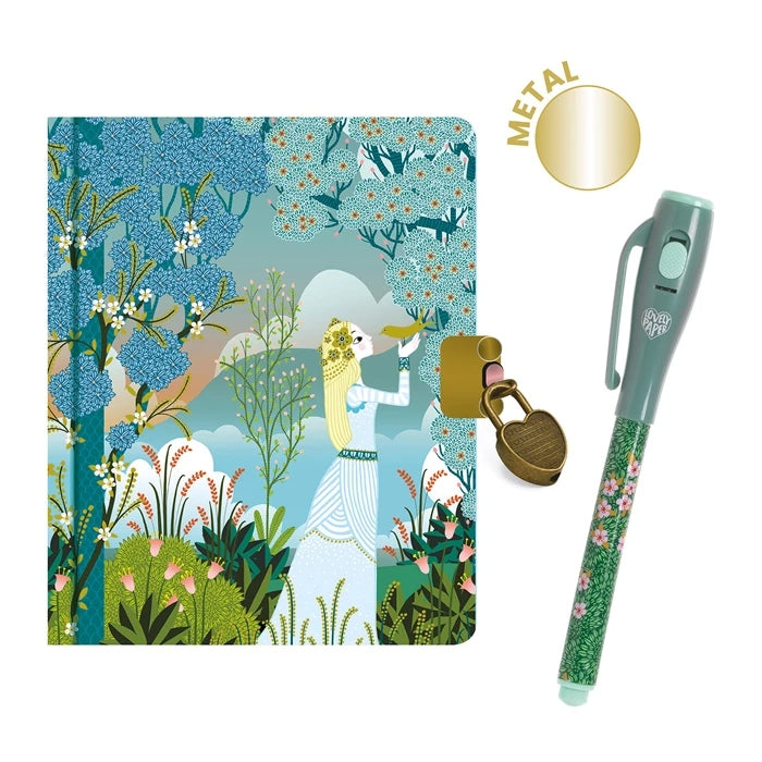 Carnet Secret Magique Charlotte Djeco – Encre Invisible & Cadenas Djeco