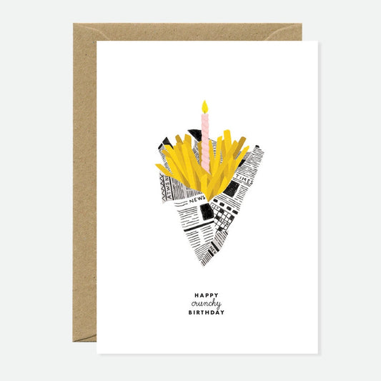 Carte d’anniversaire originale Happy Crunchy Birthday – All the Ways to Say All the ways to say