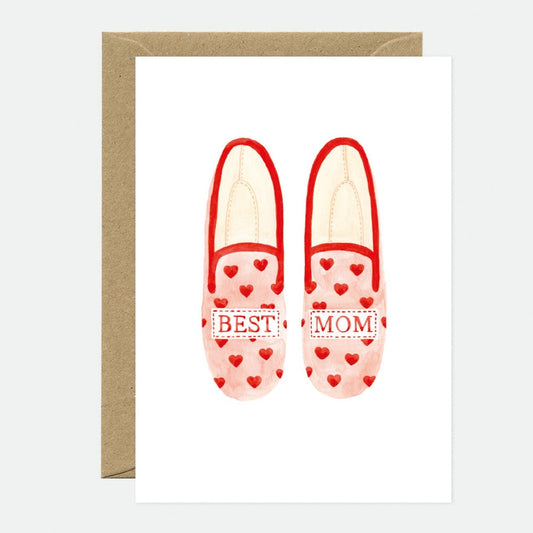 Carte de vœux maman Best Mum Slippers – All the Ways to Say All the ways to say