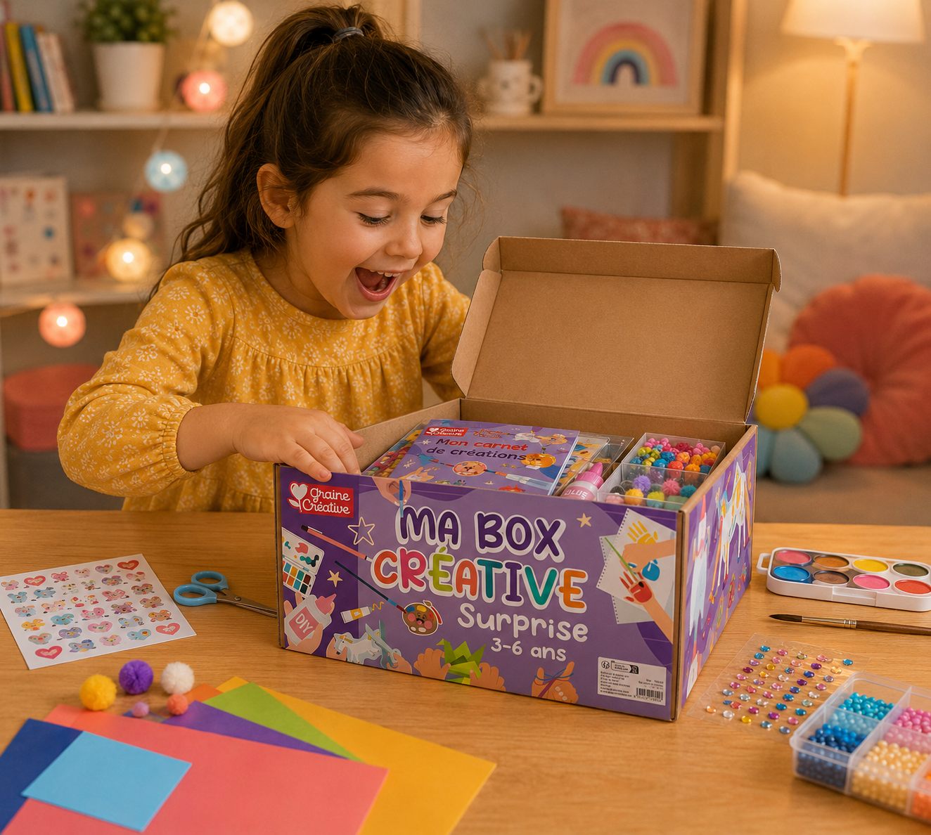 BOX Créative N°3 – Activités Manuelles Enfants 3 à 6 Ans GRAINE CREATIVE