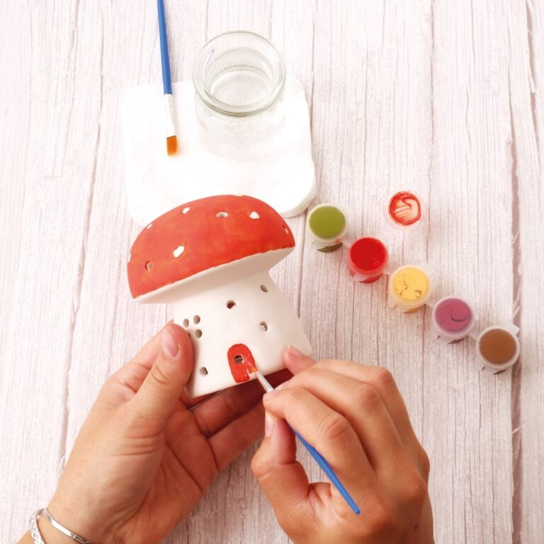 Céramique à Peindre Champignon – Déco DIY Lumineuse Graine Créative GRAINE CREATIVE