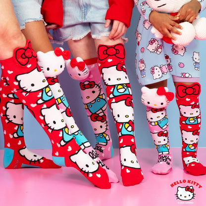 MADMIA – Chaussettes Hello Kitty 3D – Mi-bas dépareillés kawaii MADMIA