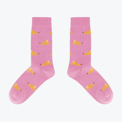 Chaussettes & Boxer Banane en Coton Bio – Cadeau Homme Original Ton sur Ton