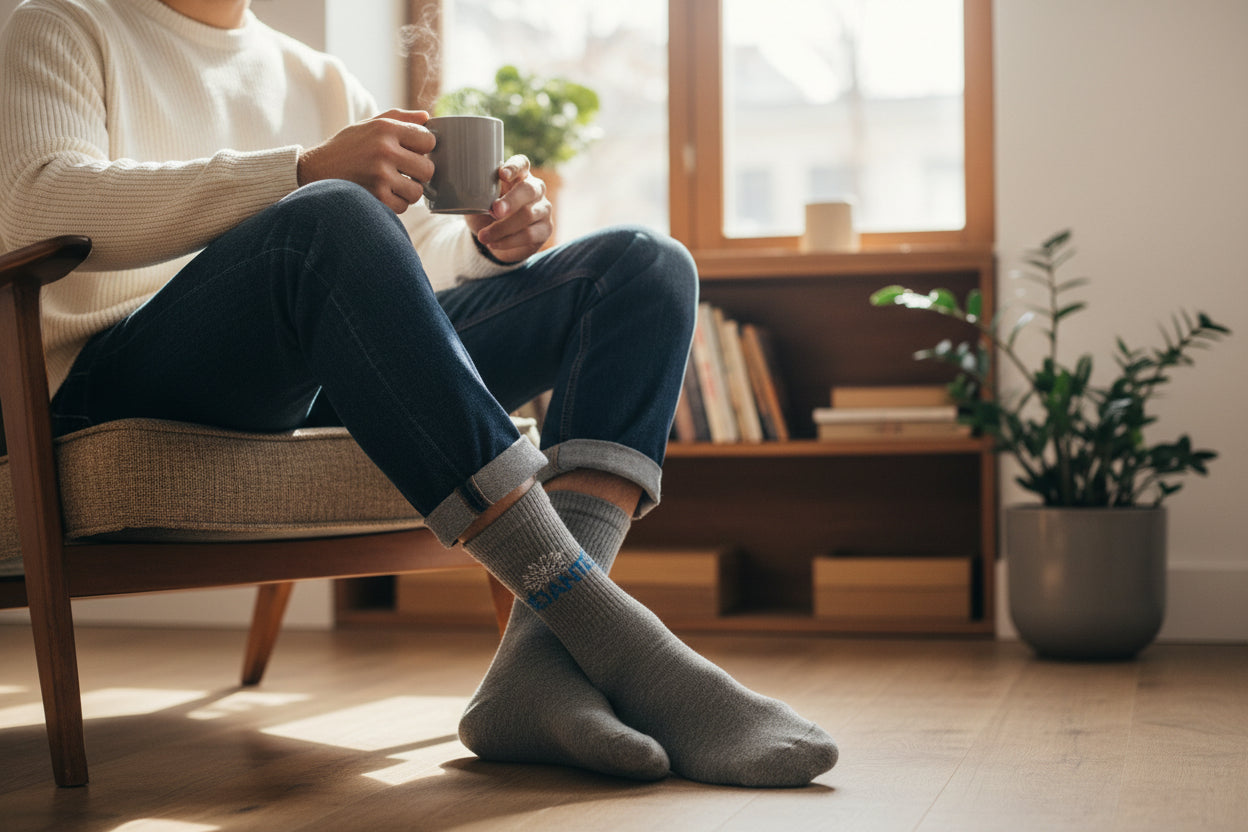 Chaussettes à message DÉJANTÉ – Humour & Style (39/45) JOY!