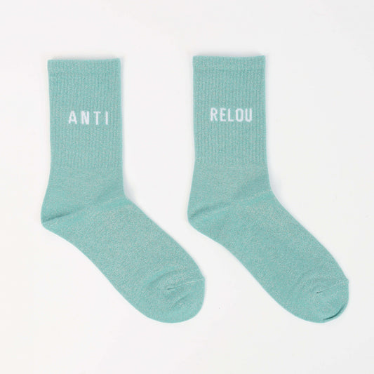 Chaussettes Dépareillées ANTI / RELOU à Paillettes (36-42) JOY!