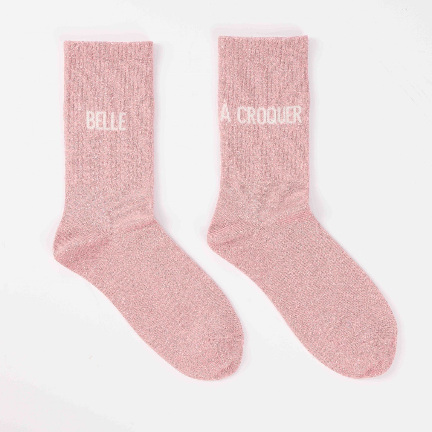 Chaussettes Dépareillées BELLE / À CROQUER à Paillettes (36-42) JOY!