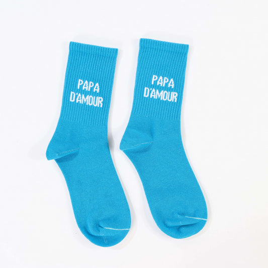 chaussettes homme Papa d’Amour taille 39 45 idée cadeau fête des pères