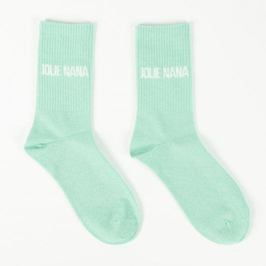 Chaussettes JOLIE NANA à Paillettes – Message Fun & Féminin (36-42) JOY!