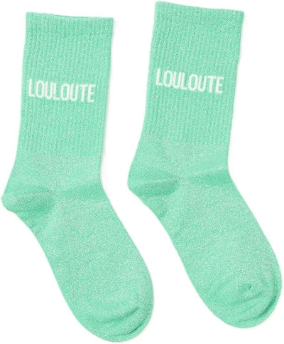 Chaussettes LOULOUTE à Paillettes – Message Brillant & Fun (36-42) JOY!