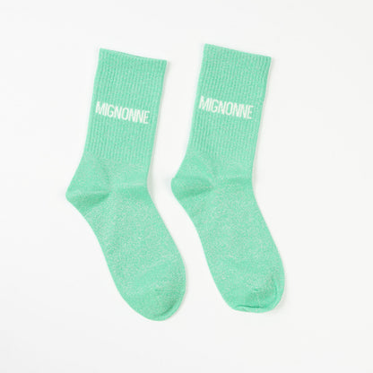 Chaussettes MIGNONNE à Paillettes – Message Tendre & Féminin (36-42) JOY!