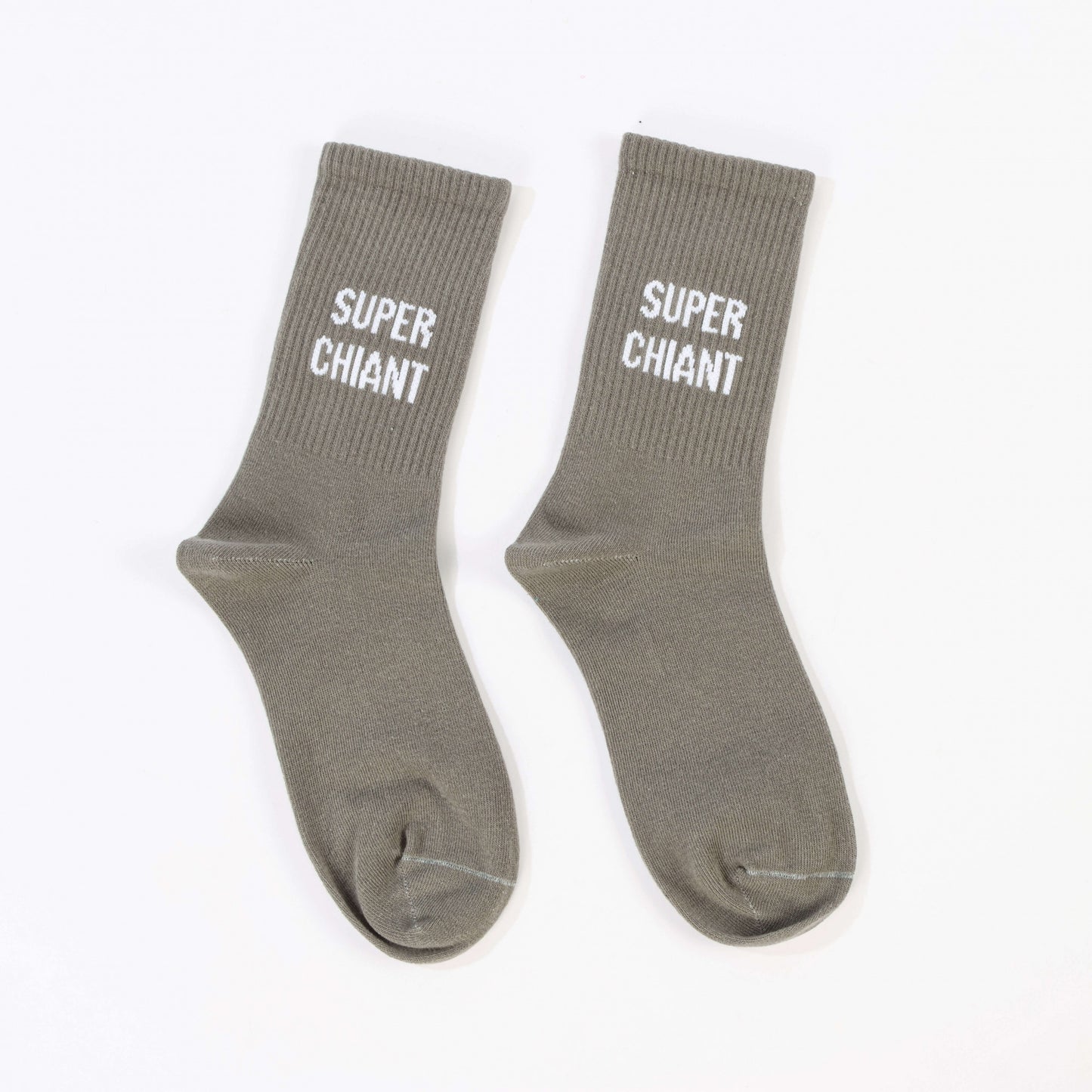 chaussettes humoristiques Super Chiant message drôle homme adulte