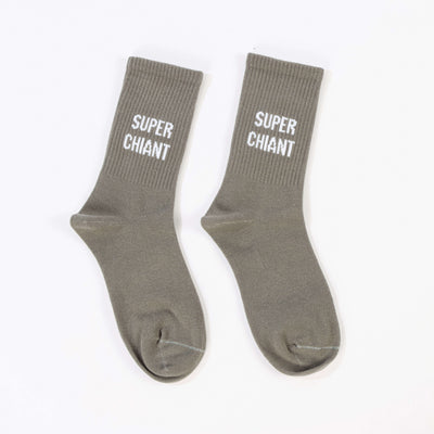 Chaussettes Humoristiques “Super Chiant” – Cadeau Fun & Décalé JOY!