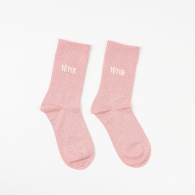 Chaussettes TÊTUE à Paillettes – Message Fort & Assumé (36-42) JOY!
