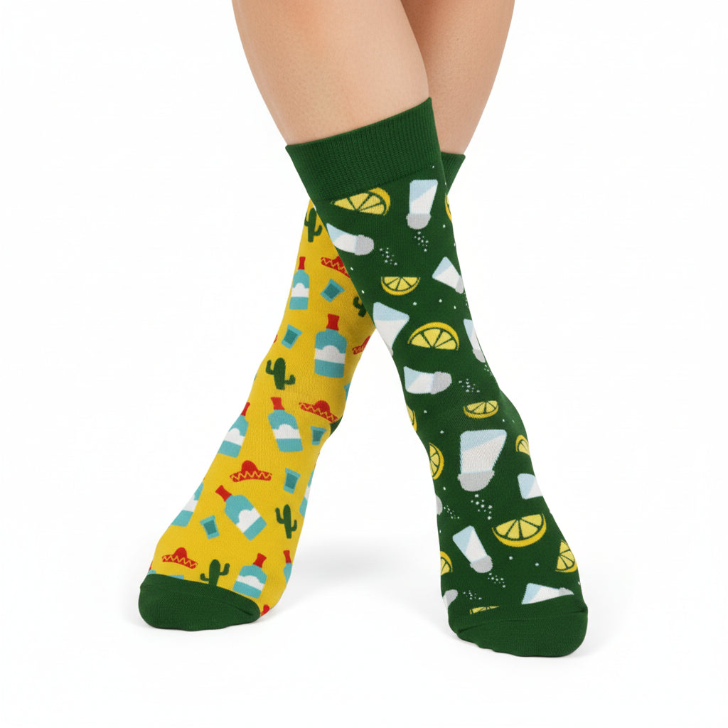 Chaussettes Humoristiques Tequila / Paf – Plats & Boissons Mythiques JOY!