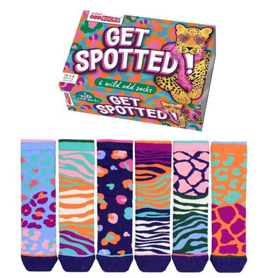 Coffret Chaussettes Dépareillées – 6 Chaussettes Fantaisie | United Oddsocks (UK 4–8 / EU 37–42) United Oddsocks