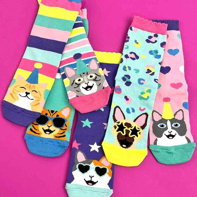 KITTEN HEELS – Coffret 6 Chaussettes Dépareillées | United Oddsocks | Taille 37-42 United Oddsocks