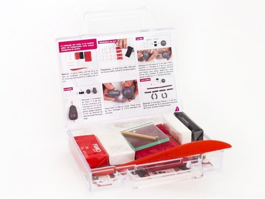 Coffret pâte polymère pour créer un chat kawaii