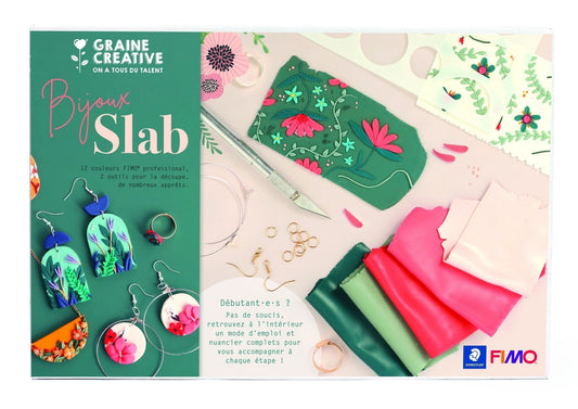 Kit DIY bijoux en pâte polymère FIMO Slab