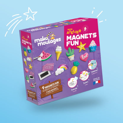 Mako moulages – Mon Atelier Magnets Fun | Kit créatif DIY enfants Mako moulage
