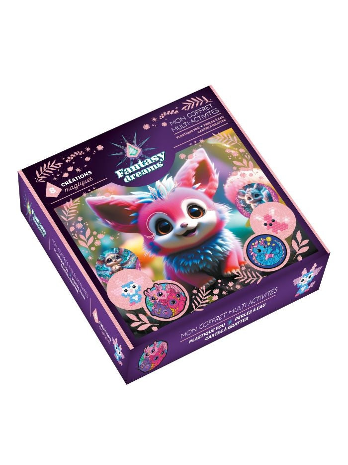 Coffret Multi-Activités Fantasy Dreams – Perles à Eau, Plastique Fou & Cartes à Gratter JOY!