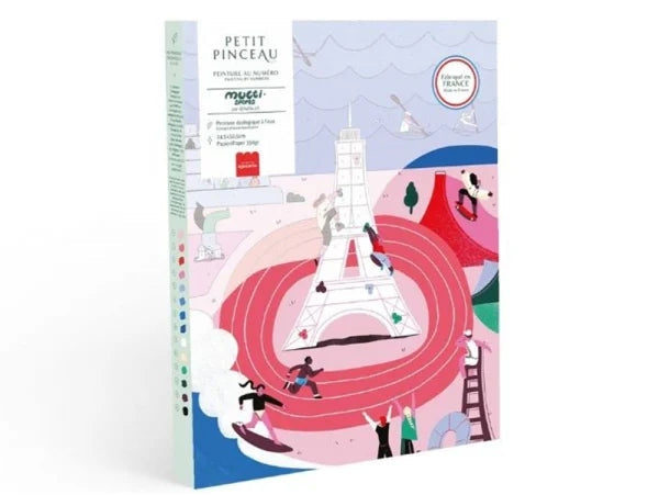 Coffret Peinture au Numéro – Multi Sports | Petit Pinceau x Anna Fedoseeva LA PETITE EPICERIE