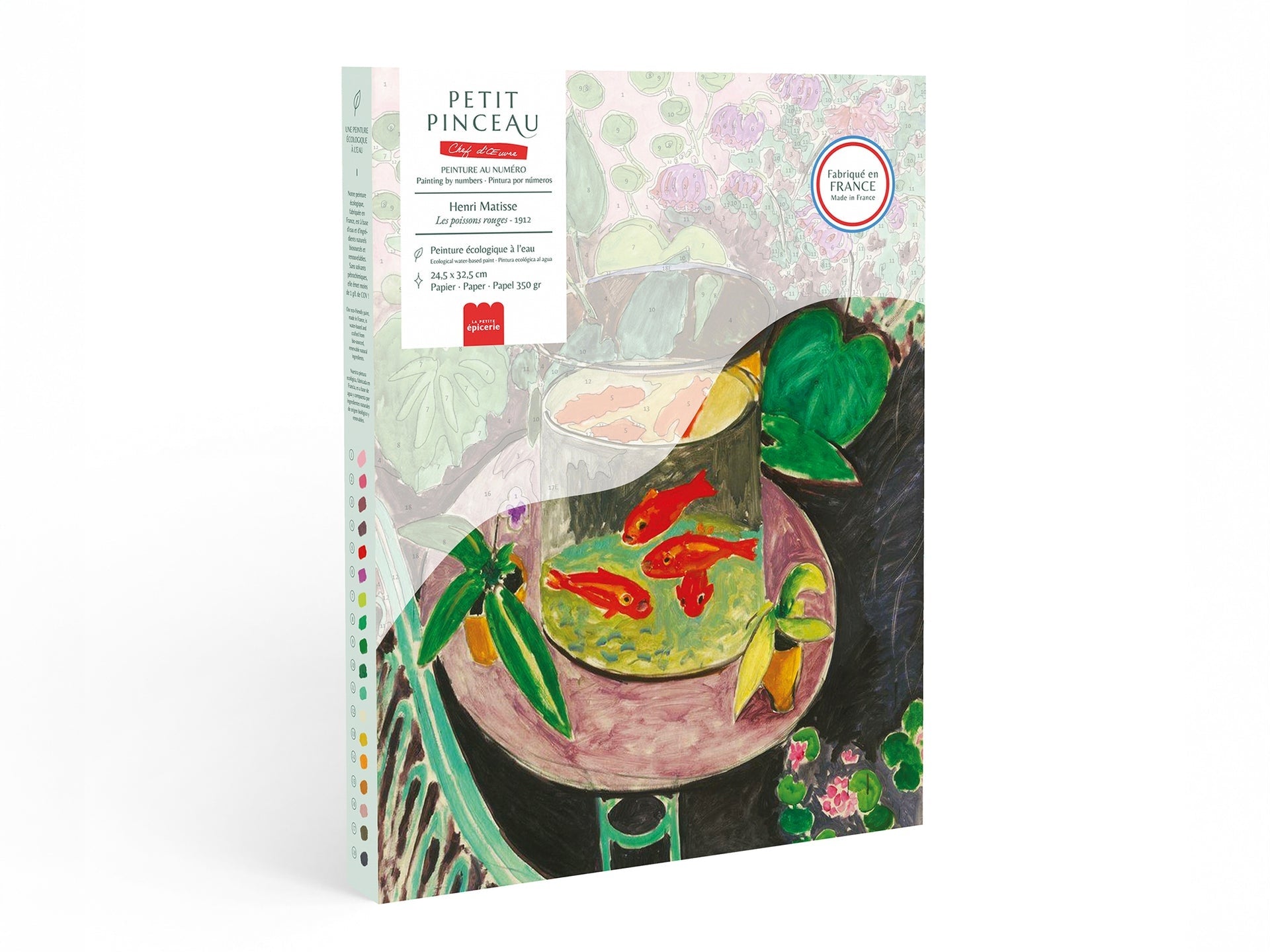 Coffret Peinture au Numéro Les Poissons Rouges – Henri Matisse LA PETITE EPICERIE
