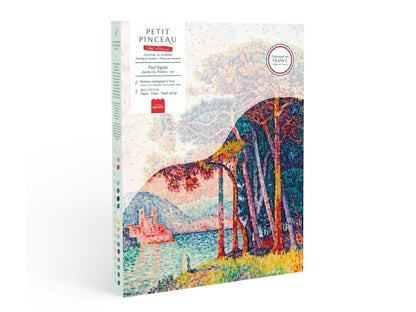 Coffret peinture au numéro Paul Signac Antibes La Pinède 24,5x32,5 cm