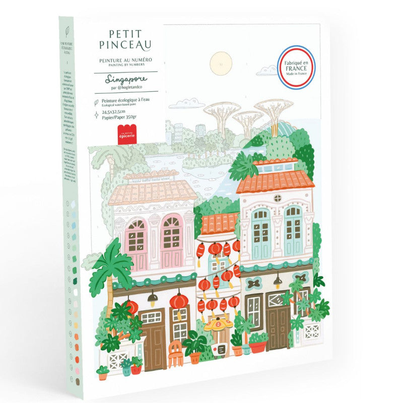 Coffret Peinture au Numéro Singapore – Capsule Asie Petit Pinceau x Hoglet & Co LA PETITE EPICERIE