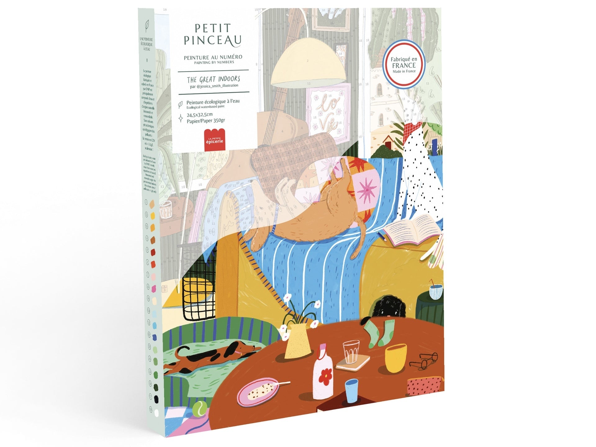 Coffret Peinture au Numéro The Great Indoors – Petit Pinceau x Jessica Smith LA PETITE EPICERIE
