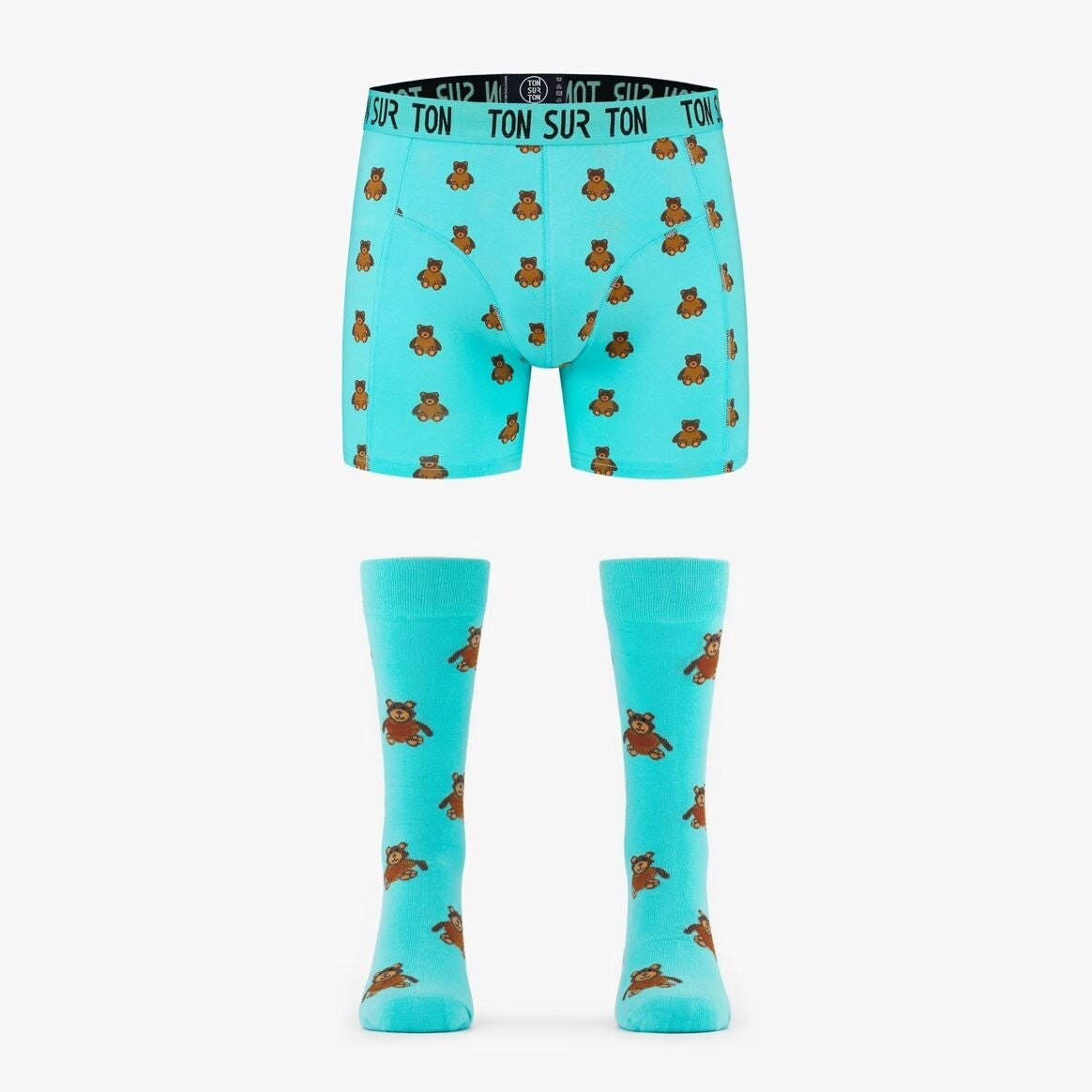 Chaussettes & Boxer Theodore – Coton Bio – Cadeau Homme Ton sur Ton