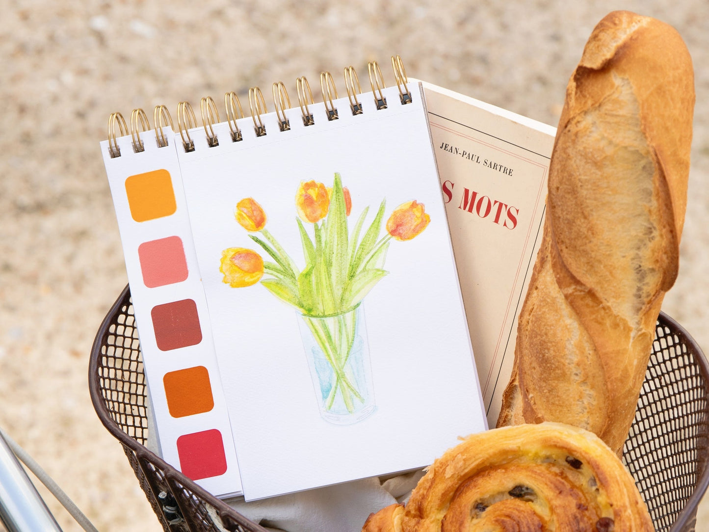 Carnet Aquarelle Paris – Travel Book Spring DIY & carnet de voyage créatif LA PETITE EPICERIE
