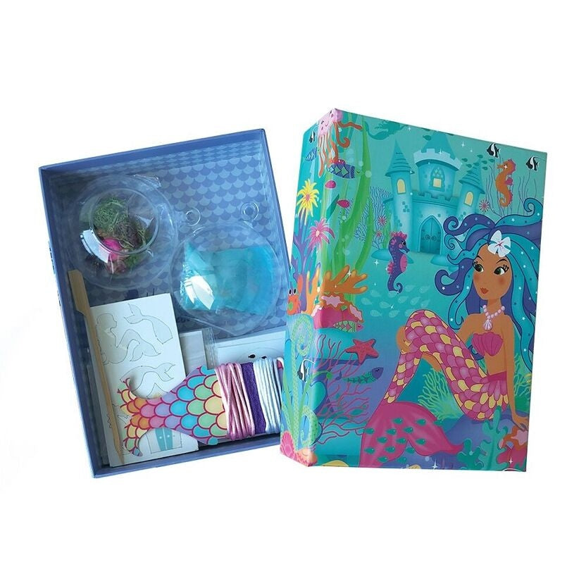 Coffret Terrarium Sirène BOX CANDIY® – Kit Créatif Enfant Univers Marin dès 6 ans BoxCanDIY