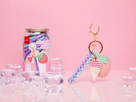 Kit Canette Pshiiit Strawberry Milk – Kit DIY Bag Charm Kawaii LA PETITE EPICERIE