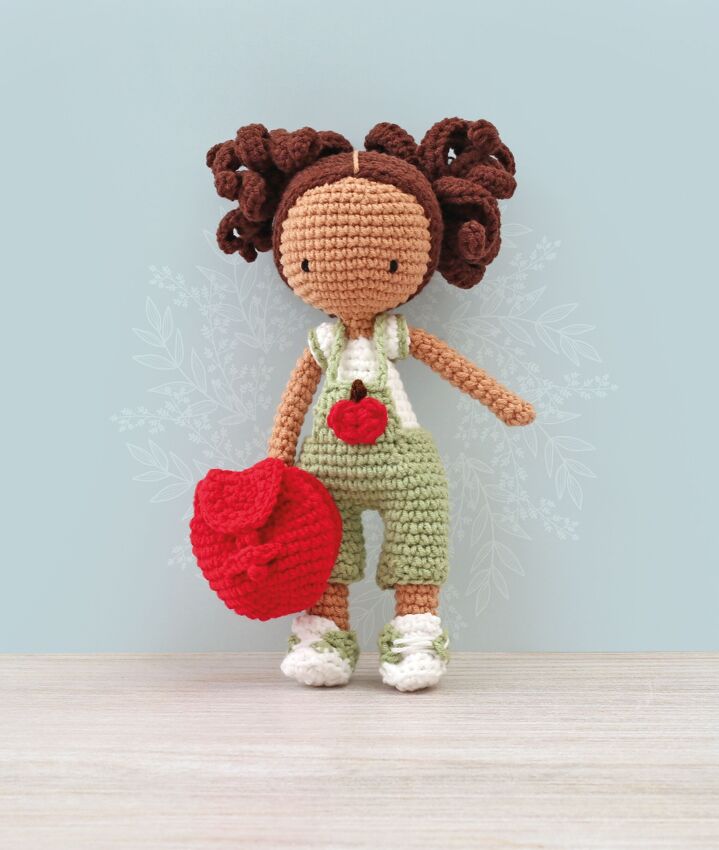 Kit Jolie Poupée à Crocheter Lina – Graine Créative x Ligne Rétro | Amigurumi DIY GRAINE CREATIVE