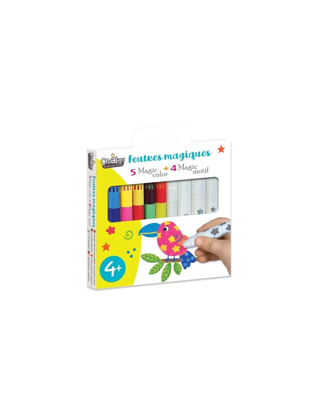Feutres magiques motifs Créalign’ – Coffret créatif enfants Créa lign
