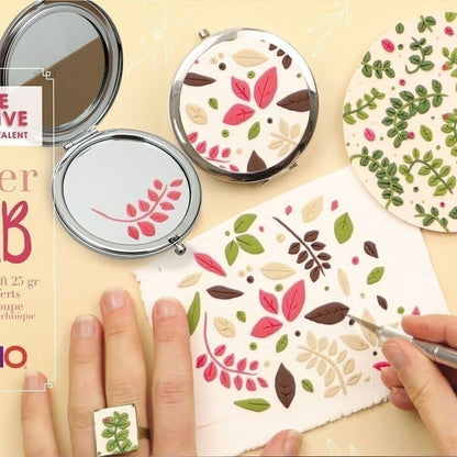 Kit FIMO Technique Slab – Coffret Complet Création Bijoux & Accessoires GRAINE CREATIVE