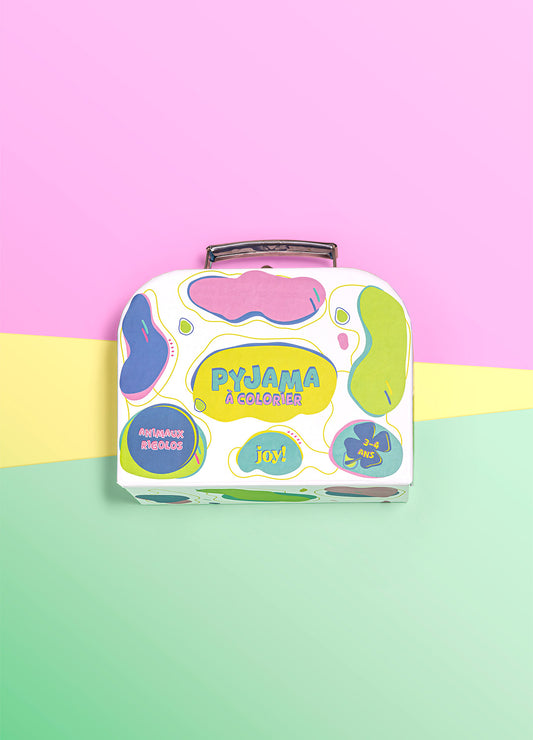 Pyjama à colorier Super Héros – Garçon | Coffret créatif JOY! avec feutres lavables JOY!