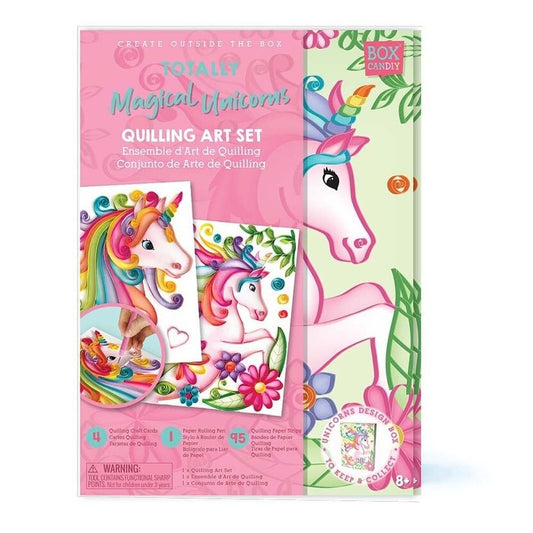 kit quilling enfant licorne BOX CANDIY contenu complet